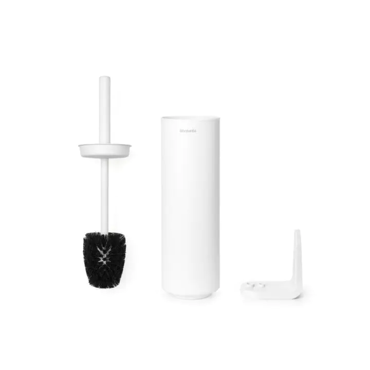 Четка за тоалетна със стойка Brabantia MindSet Mineral Fresh White N, (35943374)