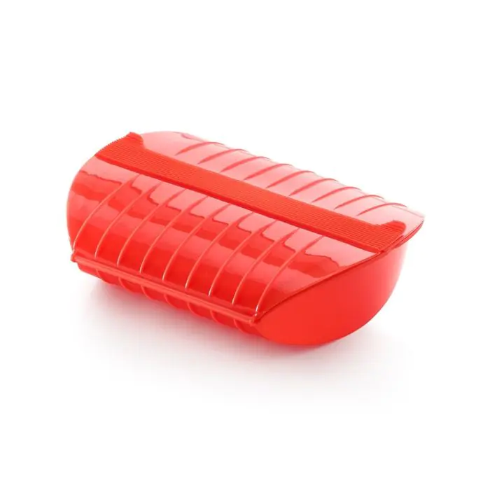 Съд за готвене на пара в микровълнова с решетка Lekue, 3-4 порции, (35943435)