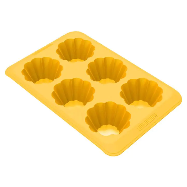 Форма за мъфини Luigi Ferrero Prima Vanilla FR-1872P 19x29.5x4 cm, 6 броя, (35943557)