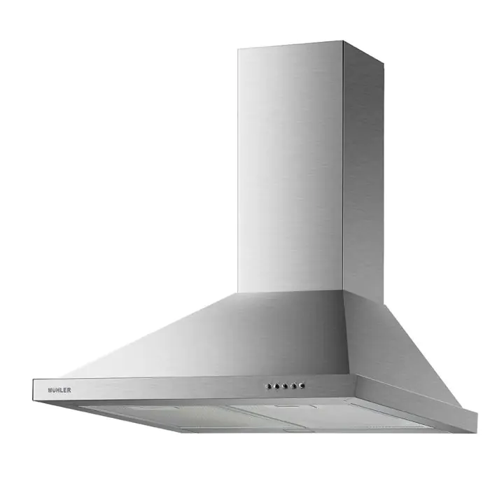 Абсорбатор Muhler AMK-995CH-S, INOX, коминен, декоративен, 488.4 m³/ч, 122W, (35943622)
