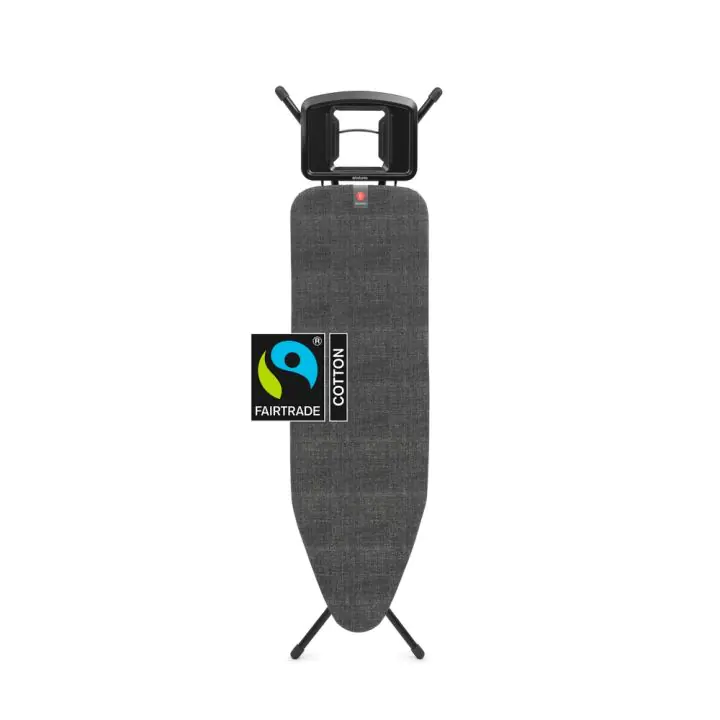 Маса за гладене Brabantia B 124x38cm с масивна поставка за ютия, Denim Black, (35943683)