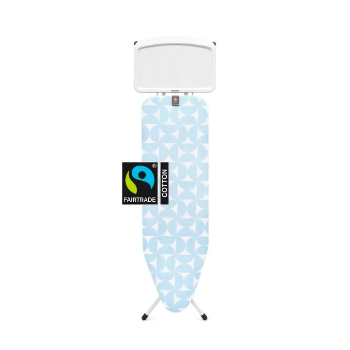 Маса за гладене Brabantia B 124x38cm с поставка за парогенератор, PerfectFlow Fresh Breeze, (35943685)