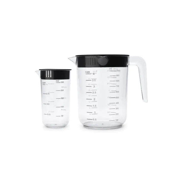 Комплект мерителни кани Brabantia Tasty+ Dark Grey 2 броя, (35943691)