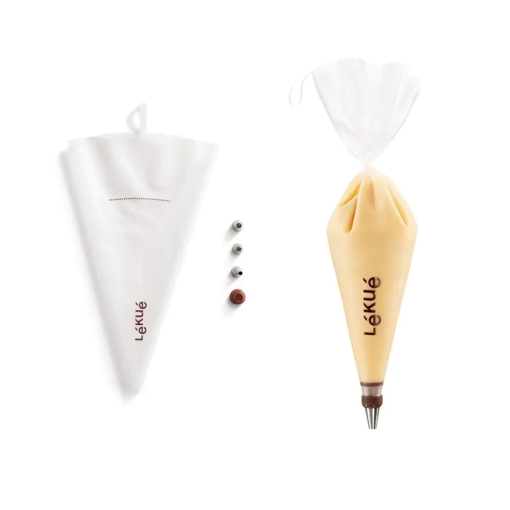 Комплект пош с 3 броя приставки Lekue, за многократна употреба, (35943725)