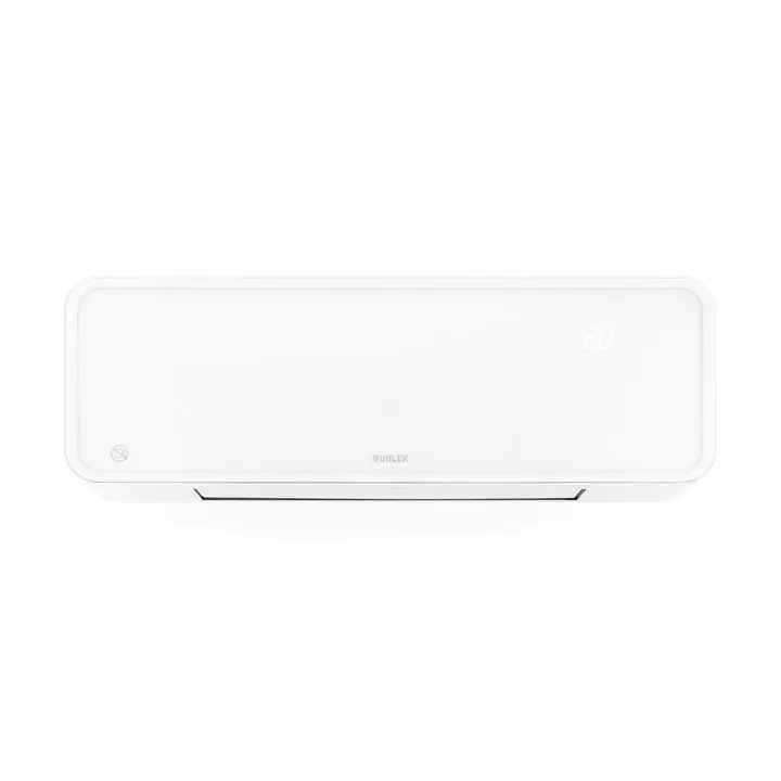 Печка керамична Muhler MCW-2035, 2000W, стенна, стъклен панел, LED дисплей, дистанционно управление, (35946841)