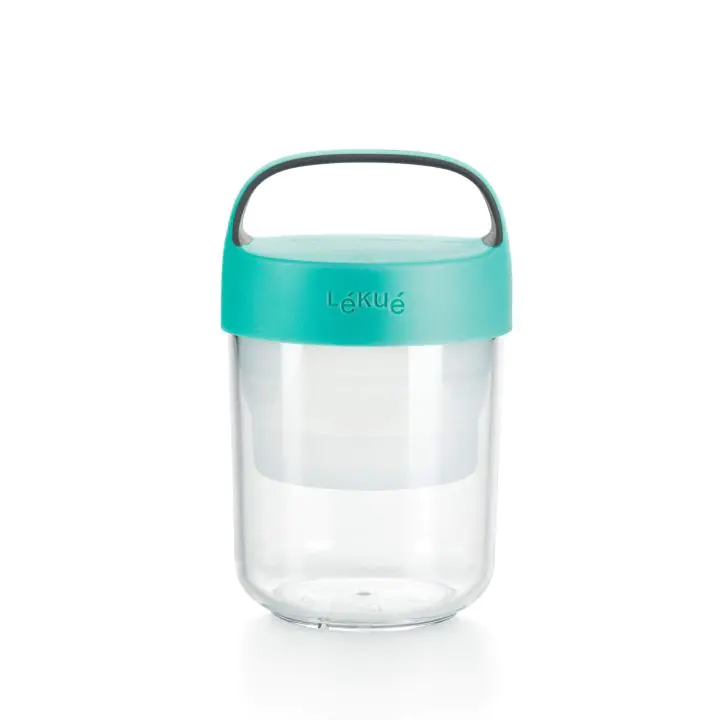 Купичка с отделения Lekue On The Go Turquoise 400ml, (35946977)