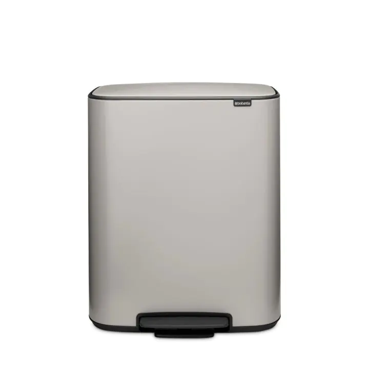 Кош за смет Brabantia Bo Pedal 60L, Soft Grey (35948224)