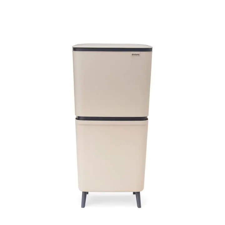 Кош за смет за разделно събиране Brabantia SortUp Hi 20+25L, Soft Beige, (35948587)