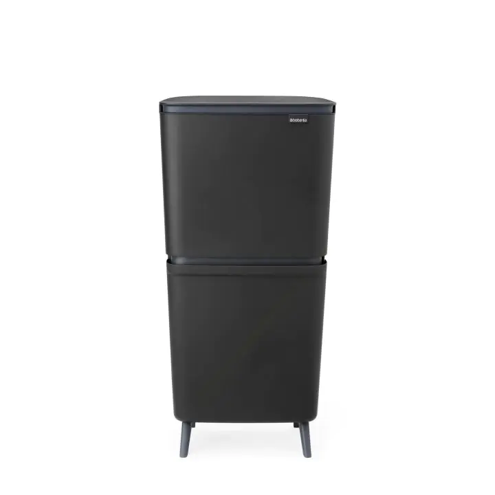 Кош за смет за разделно събиране Brabantia SortUp Hi 20+10+10L, Dark Grey, (35948589)