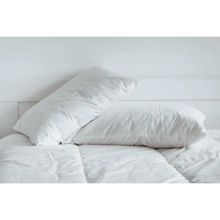 Антибактериална вълнена възглавница 40/60 - за здравословен сън, Бял, (22328)