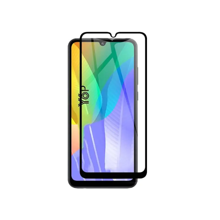 Стъклен протектор CURVED GLASS 9D за Huawei Y6P 2020, Черен