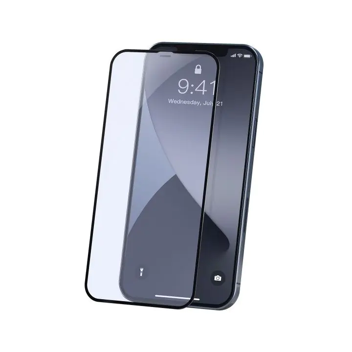 Стъклен протектор CURVED GLASS 9D за IPHONE 12 mini, Черен