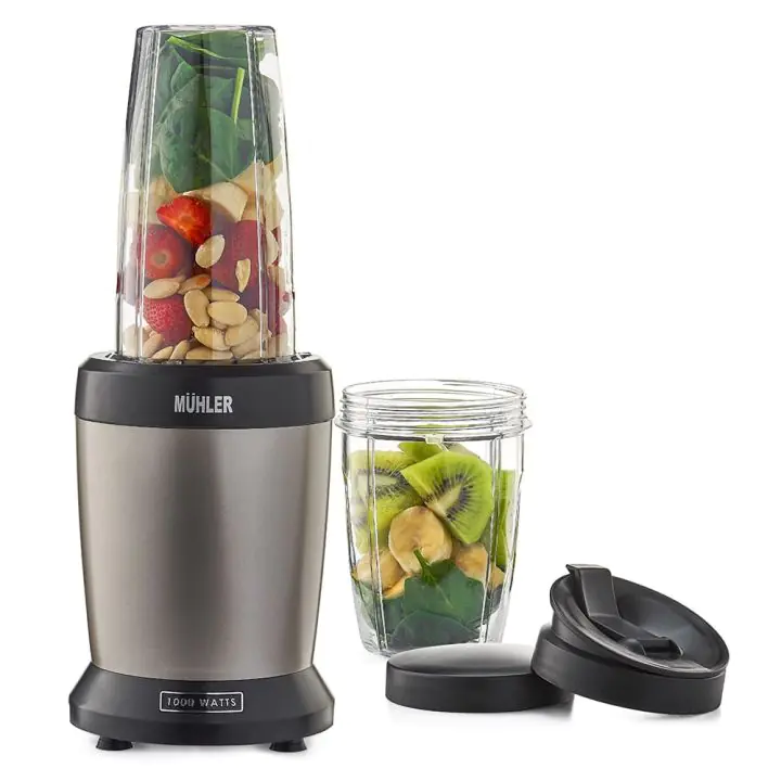 Нутри блендер Muhler MNB-1200, 1200W, 6 ножа, 2 чаши, Old Gold, (35940756)