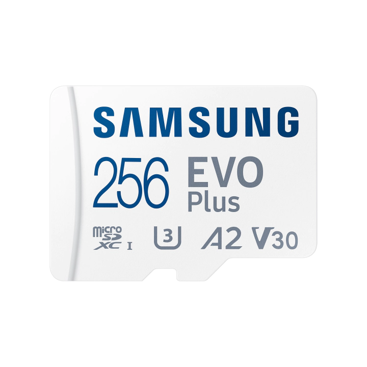 Карта памет Samsung EVO Plus, microSDXC, UHS-I, 256GB, Адаптер, (35938370)