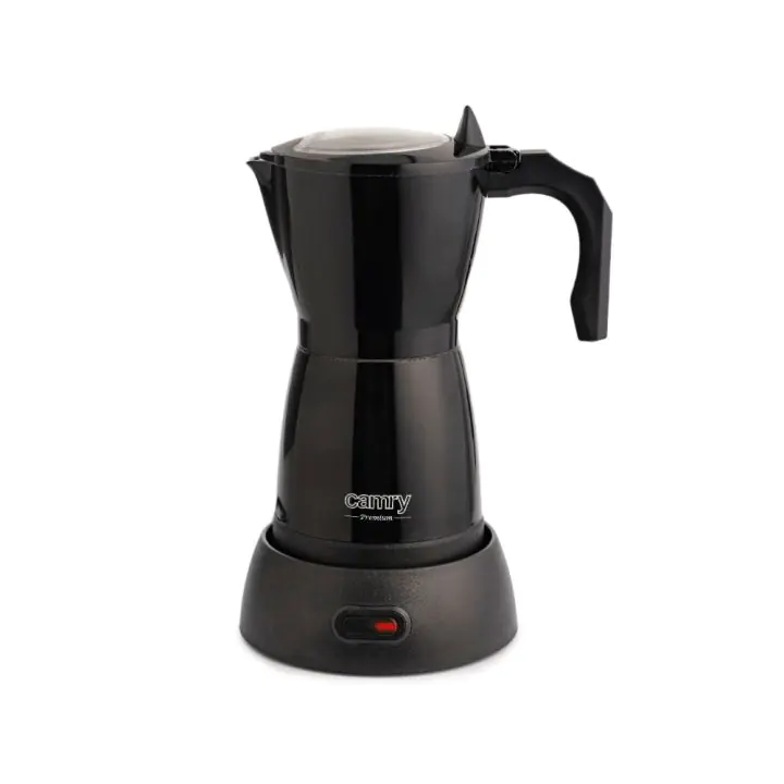 Електрическа кубинска кафеварка Camry CR 4415B, 480 W, 300ml, 6 ч, Автоматично изключване, Черен, (18456)