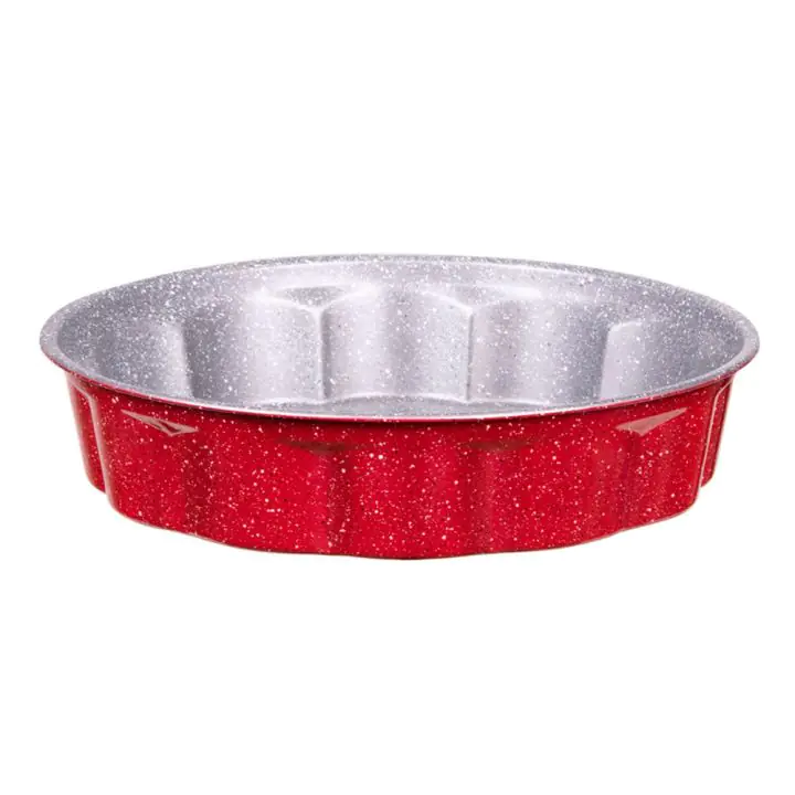 Форма за печене ZEPHYR Red Passion ZP 1223 EN, 27.5 см, Мраморно покритие, Червен, (18730)