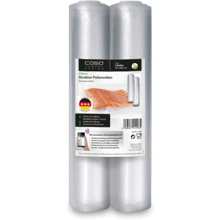 Ролки за вакуумиране Caso 1296 30x600 см, к-т от 2 бр