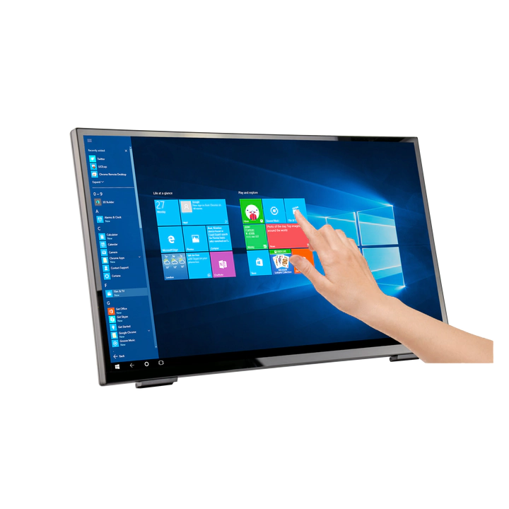 Тъч монитор HANNSPREE HT248PPB, LED, 23.8 inch, Wide, Full HD, D-Sub, HDMI, DP, Черен, (35933388)