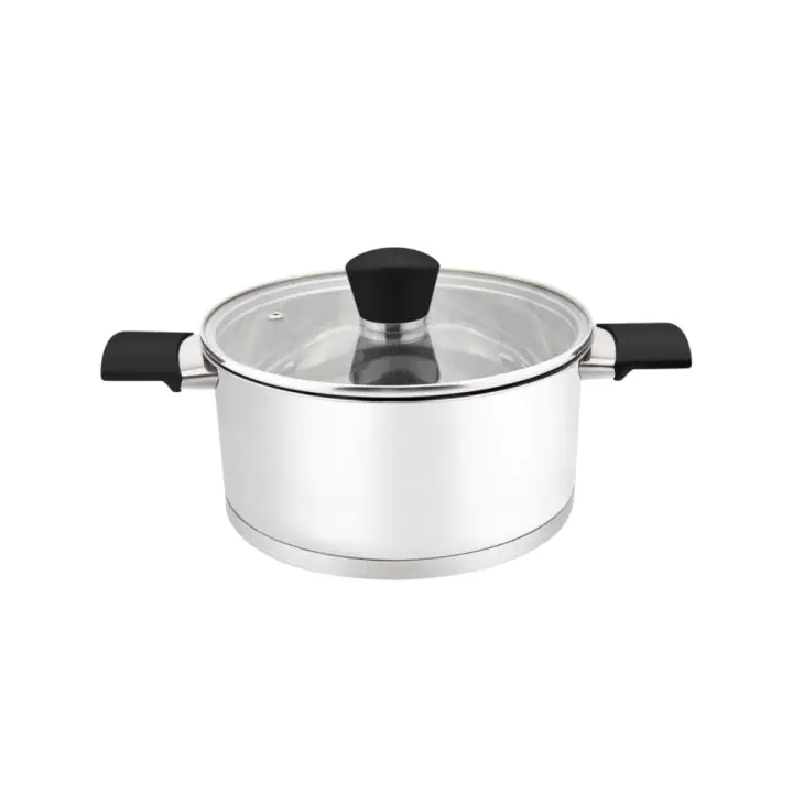 Тенджера с капак ZEPHYR ZP 1210 SB20, 3.7 литра, 20х12.5 см, Многослойно дъно, Инокс, (18184)