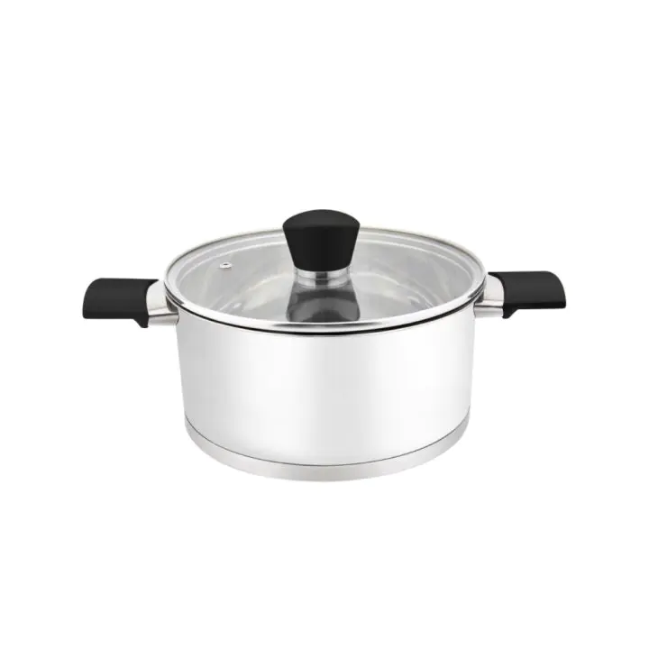 Тенджера с капак ZEPHYR ZP 1210 SB22, 4.9 литра, 22х13.5 см, Многослойно дъно, Инокс, (18185)