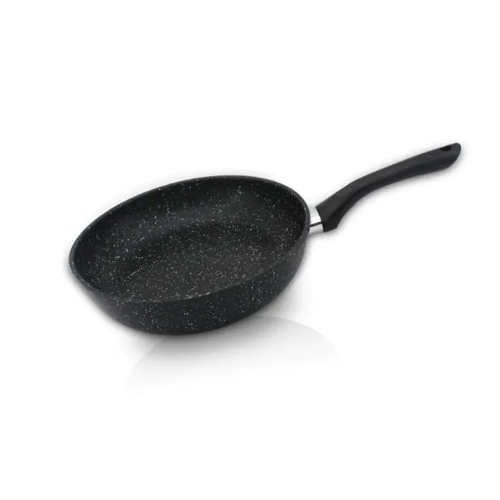 Тиган SAPIR SP 1319 VM26D, 26 см, Мраморно покритие, Индукция, Черен, (18141)