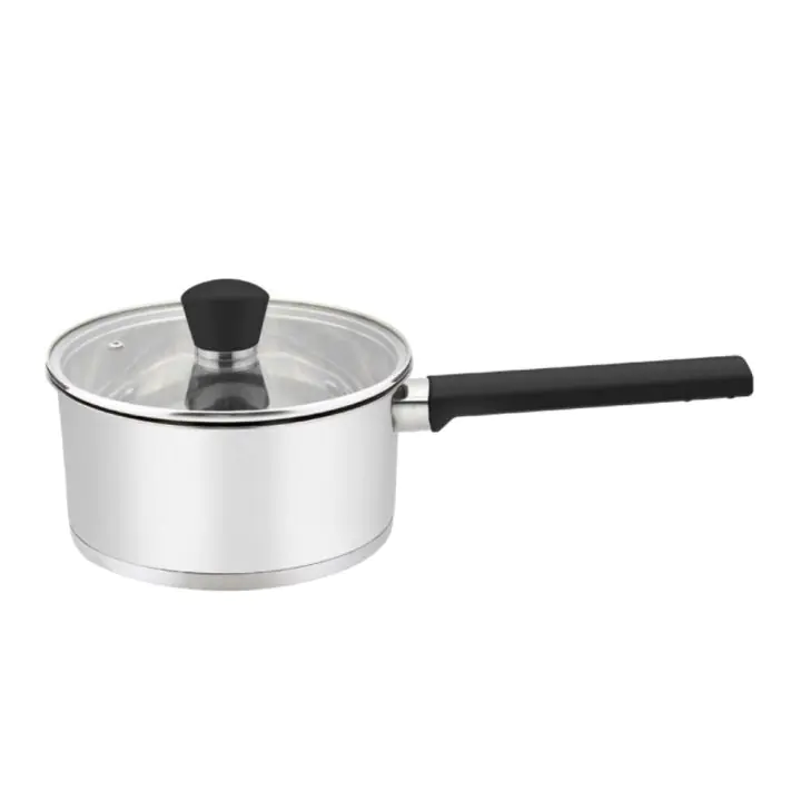 Касерола с капак ZEPHYR ZP 1210 SB16K, 2 литра, 16х10.5 см, Многослойно дъно, Индукция, Инокс, (18338)