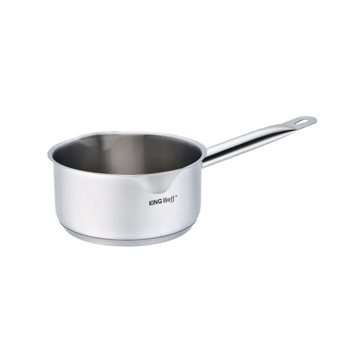 Касерола KINGHOFF KH 1125, 1.5 литра, 16 см, Многослойно дъно, Индукция, Инокс, (18358)
