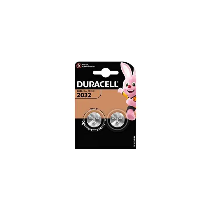 Бутонна батерия литиева GP CR2032 3V 2 бр. в блистер DURACELL, (35934537)