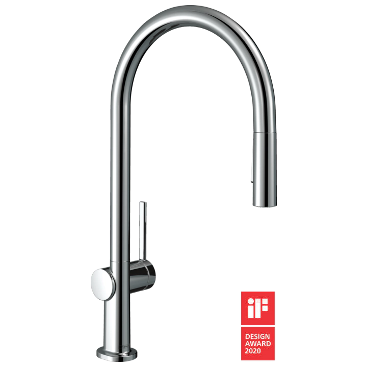 Смесител за кухня hansgrohe Talis M54-H210, pull-out spray, 2jet,, (21977)