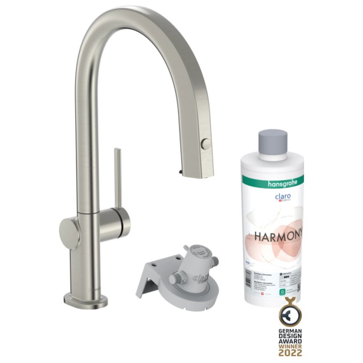 Смесител за кухня Hansgrohe Aqittura M91-H210, Stainless Steel Finish, pull-out, sBox, (21992)
