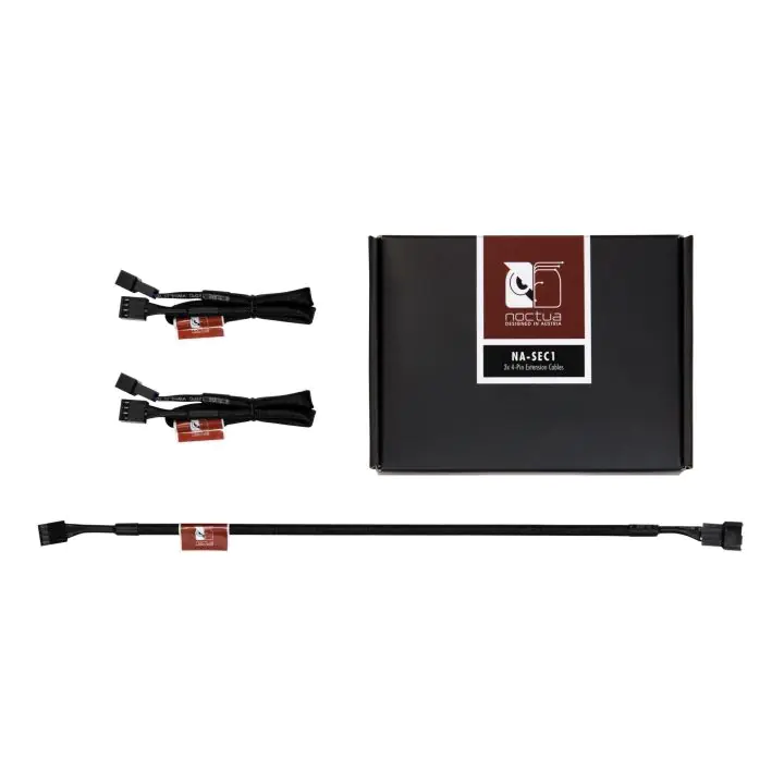 Удължителен кабел за вентилатор Noctua NA-SEC1, 3 x 30 cm, за вентилатори 4-pin PWM, (35934864)