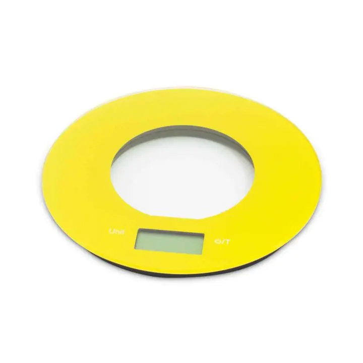 Кухненска дигитална везна SAPIR SP 1651 O, 5 кг, LCD екран, Жълт, (18474)