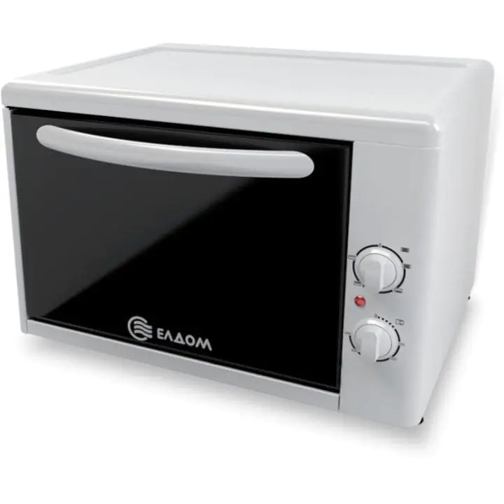 Мини фурна Елдом 204VW, 38 L, 2700W, Закрит долен нагревател, Бял, (13282)