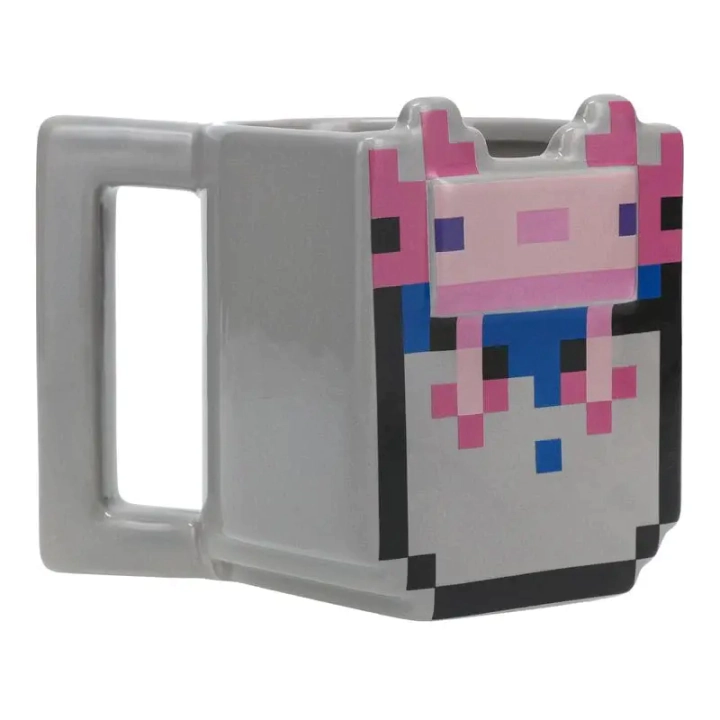 Чаша Paladone Minecraft - Bucket of Axolotl shaped Mug (400ml), PP11368MCF, (35939641)