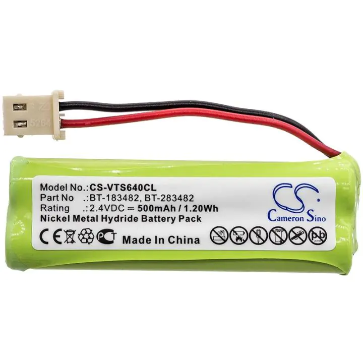 Батерия за телефон 2.4V NiMH 500mAh BT-183482 за V TECH 89134801, DS6401DS6401 Cameron Sino, (35938280)