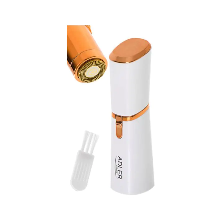 Дамски тример за лице ADLER AD 2939, LED светлина, Безжичен, Перлен/златист, (18273)