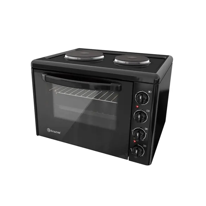 Готварска печка Елдом 203VFEN, 38L, Черен, (13207)