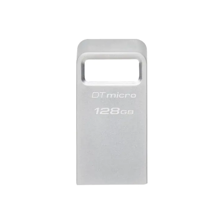 USB памет KINGSTON DataTraveler Micro, 128GB,USB-A 3.2 Gen 1, Сребрист, (35935922)