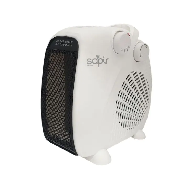 Вентилаторна печка SAPIR SP 1970 C, 2000W, 3 степени, Дръжка за пренасяне, Защита от прегряване, Бял, (18623)