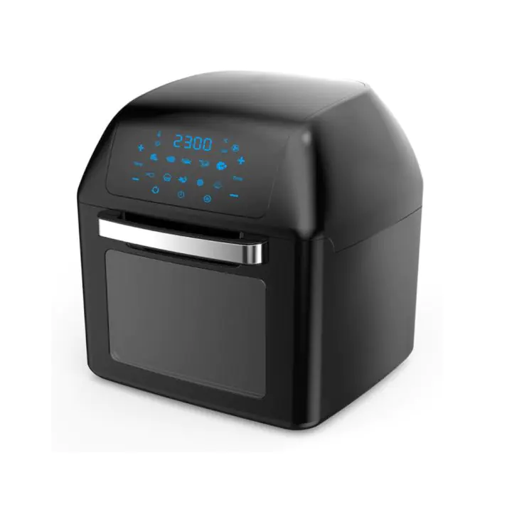 Мултифункционална фурна с горещ въздух ZEPHYR ZP 1980 AO PRO, 1500W, 12 литра, 8 приставки, 10 функции, Черен, (18281)