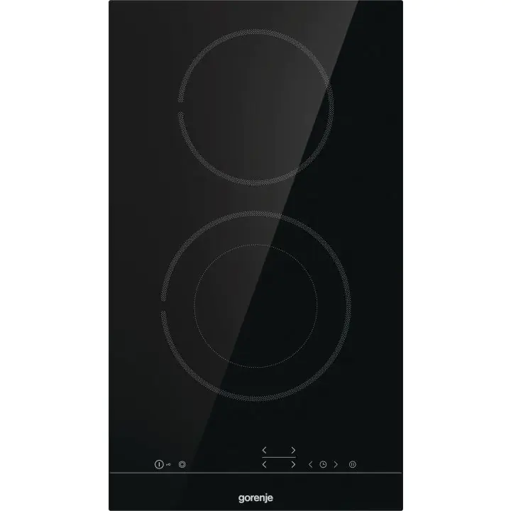 Стъклокерамичен готварски плот Gorenje ECT322BSC, 2900W, за вграждане, черен, (13536)