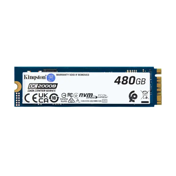 SSD KINGSTON DC2000B Data Center M.2-2280 PCIe 4.0 NVMe 480GB, (35938275)