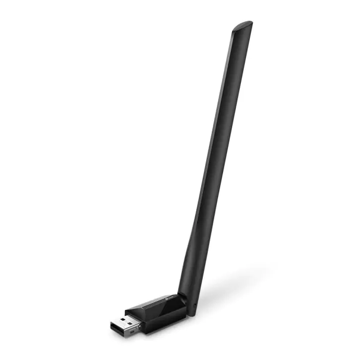 Безжичен адаптер TP-LINK Archer T2U PLUS, AC600, Dual band, USB, външна антена 5 dBi, (35933588)