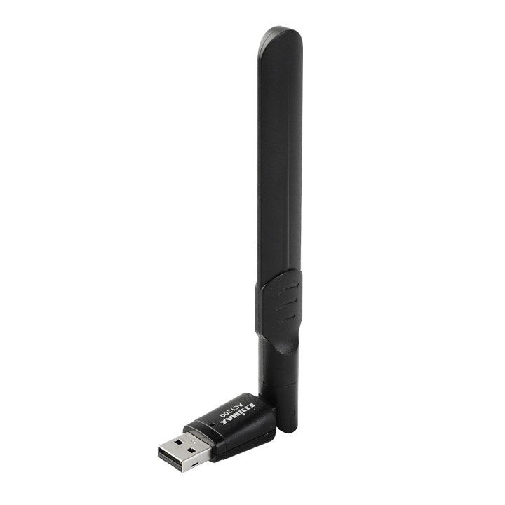 Безжичен адаптер EDIMAX EW-7822UAD, USB, Realtek, 2.4Ghz/5GHz, AC1200, с външна антена, (35937865)