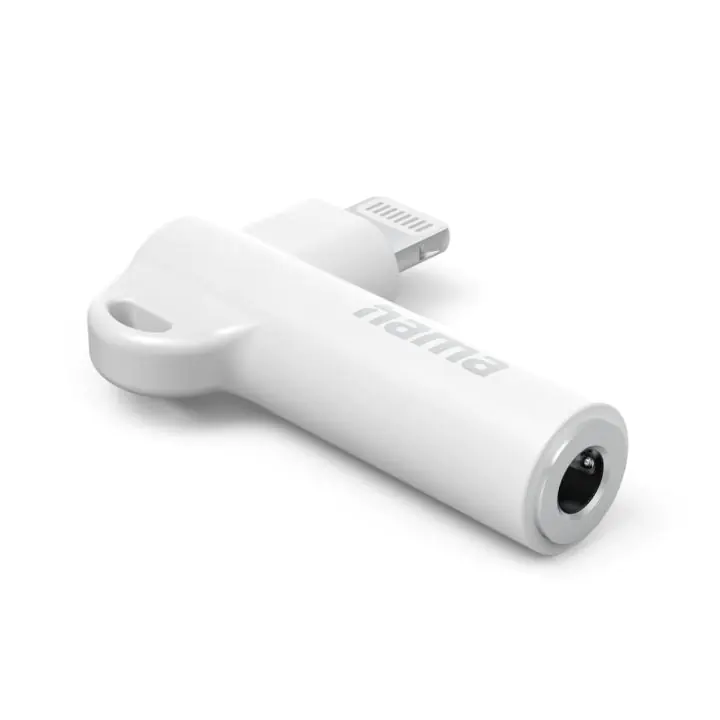 Адаптер HAMA Lightning - 3,5 mm жак, 90°, 201700, (35937485)