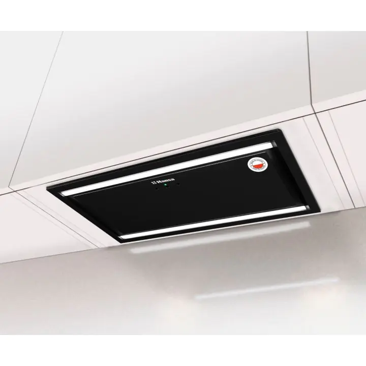 Абсорбатор за вграждане HANSA OMC6551BH, 660 m3/h, Черен, (20429)