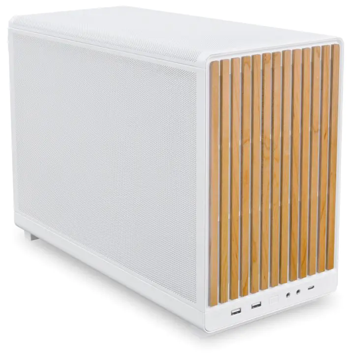 Кутия Lian Li DAN A3-mATX Wood Edition White - Micro Tower, (35939395)