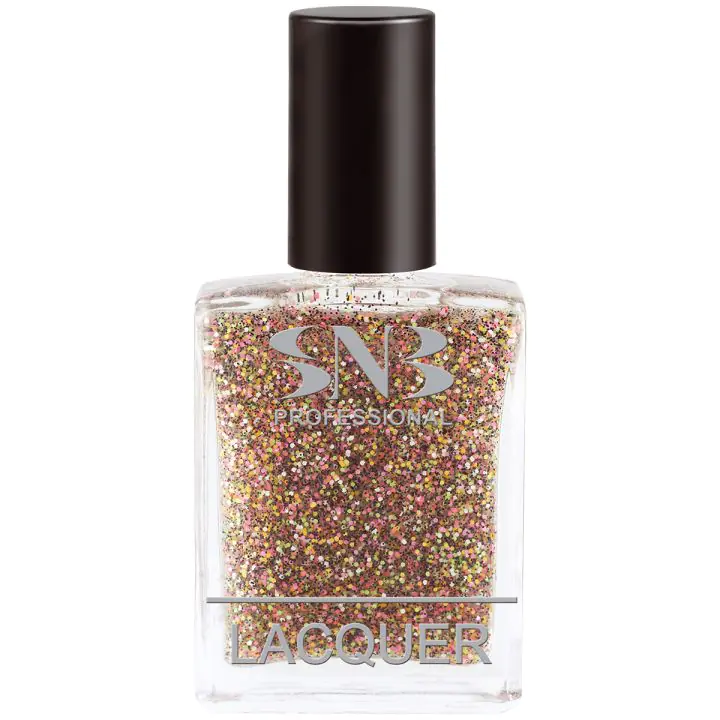 Лак за нокти SNB Людмила, ефект микс частици, 15 мл, (35923428)