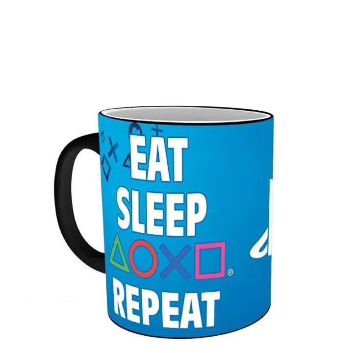 Чаша ABYSTYLE PLAYSTATION Mug Heat Change Eat Sleep Repeat, (35935542)