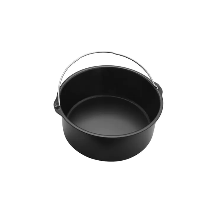 Форма за кекс за Еър Фрайър SAPIR SP 1983 F8, 20 см, Незалепващо покритие, Черен, (18727)